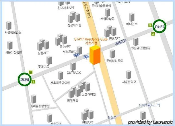 Gangnam Coop Residence Сеул Апартаменты
